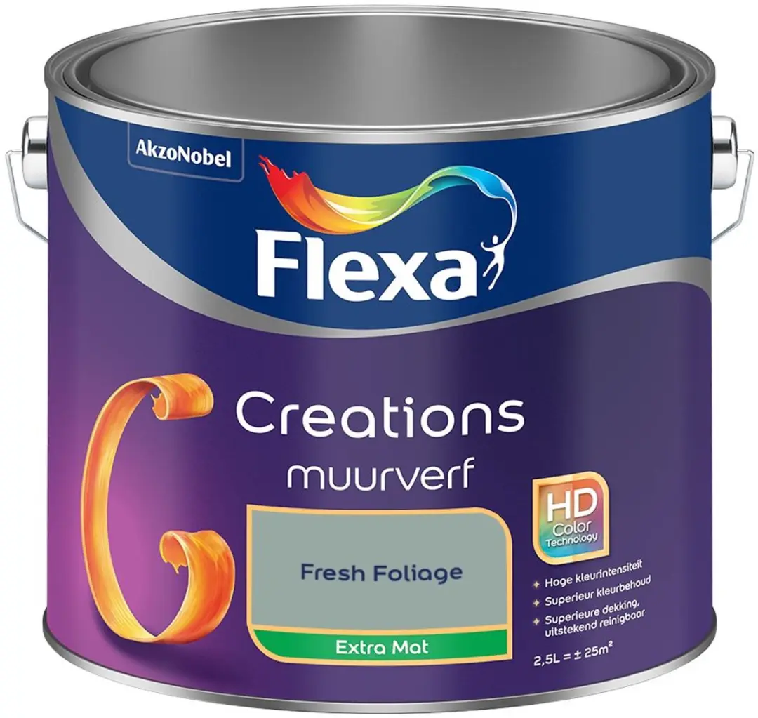 Flexa Creations Muurverf Extra Mat Fresh Foliage 2,5L