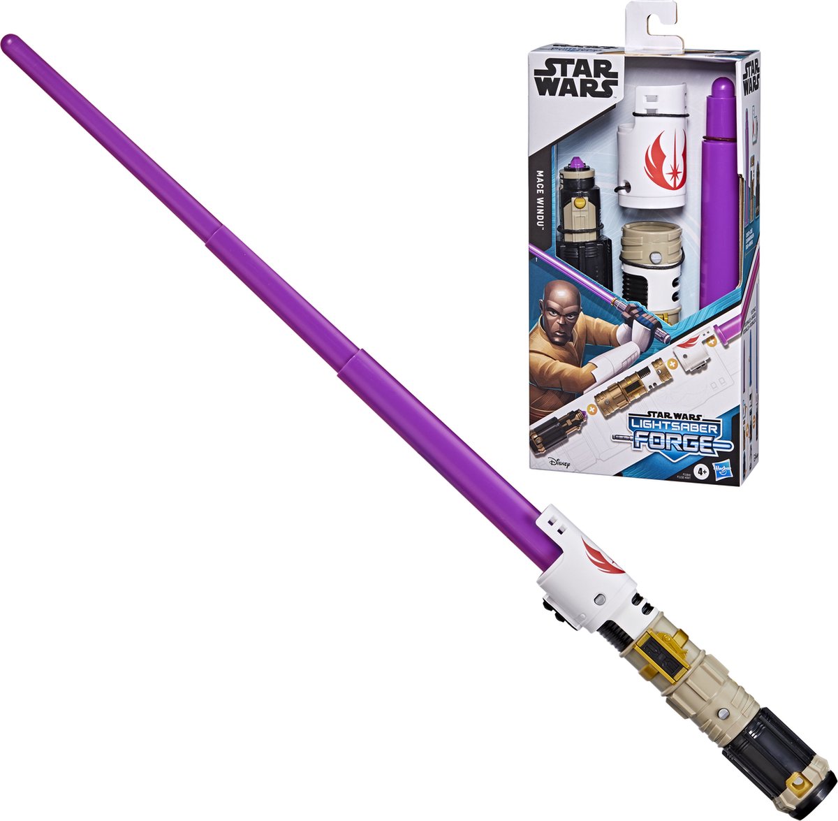 Hasbro Star Wars Lightsaber Forge - Mace Windu paarse saber - 4+ jaar