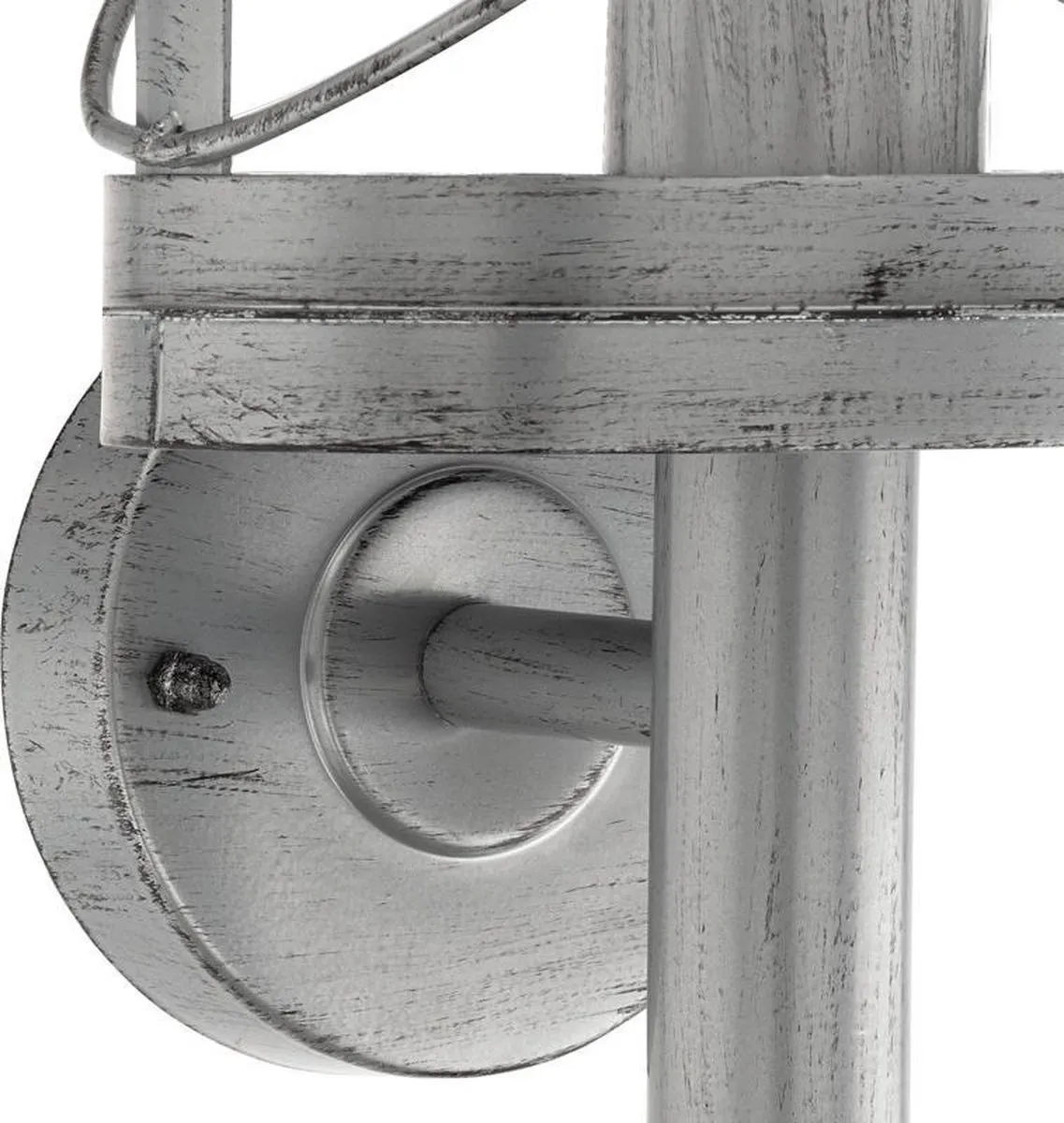 EGLO Vintage Hilburn 1 - Buitenverlichting - Wandlamp - 1 Lichts - Antiek Zilver