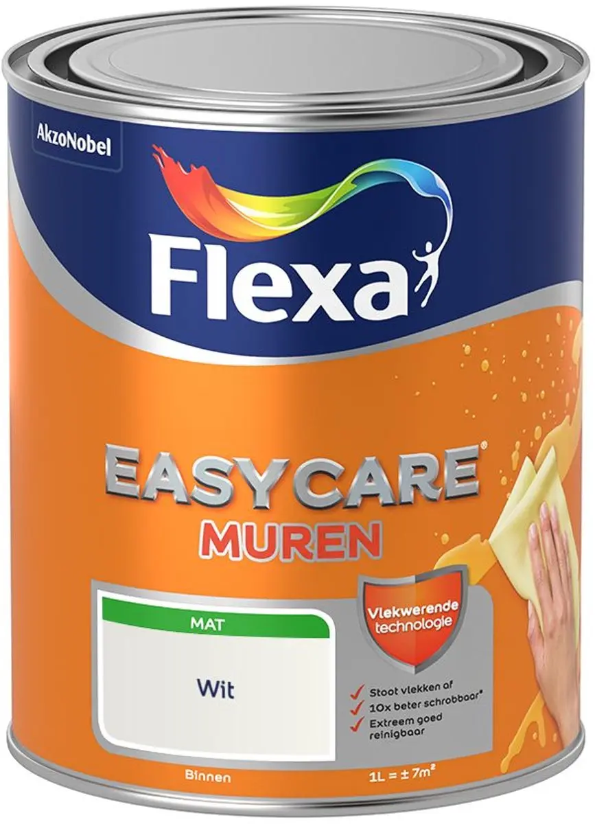 Flexa Easycare Muren Mengverf Wit 1L