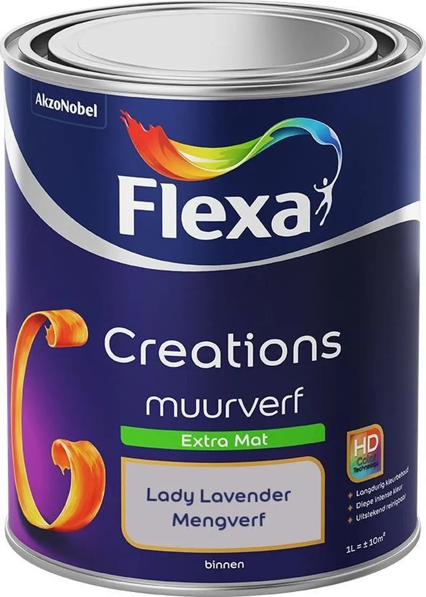 Flexa Creations Muurverf Extra Mat Lady Lavender - 1L