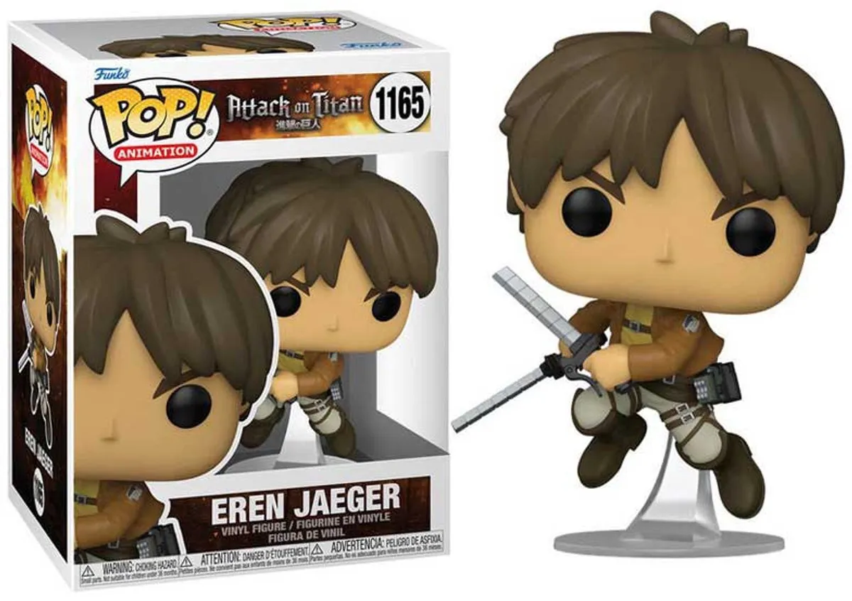 Funko Pop! Animation Attack on Titan Eren Jaeger #1165 - 9,5 cm - Multi