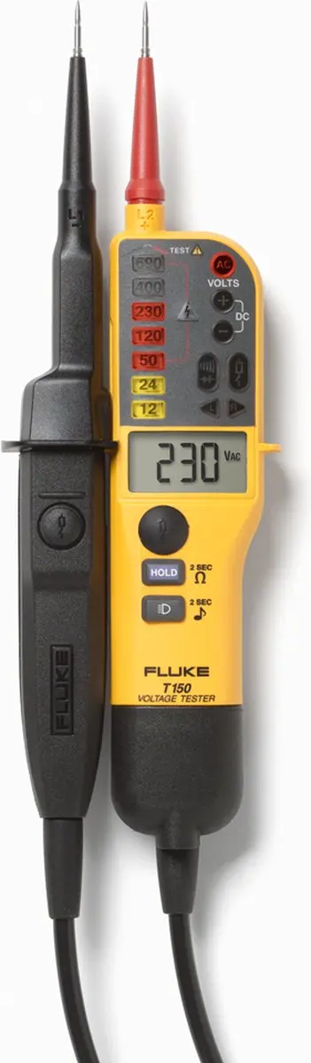 Fluke T150 Tweepolige Spannings- en Doorbeltester - AC/DC 690V