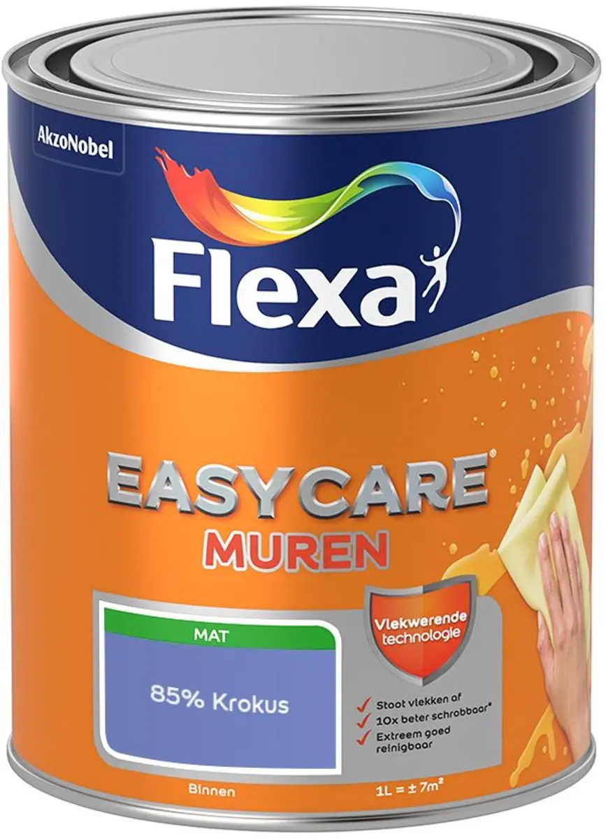 Flexa Easycare Murenverf 85% Krokus - 1L