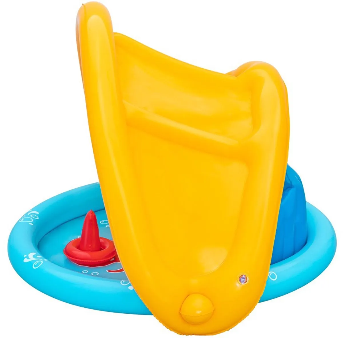 Bestway Lil' Seashapes Kinderbadje 112x89cm - Geel - 52568 - afbeelding 2 van 6