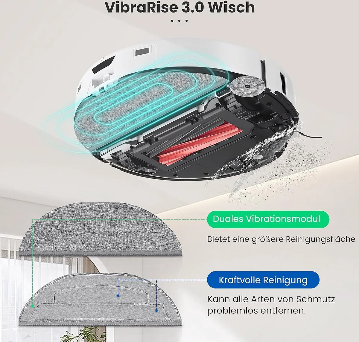Roborock S8 MaxV Ultra Dweildoeken - 12 Stuks - Zilver