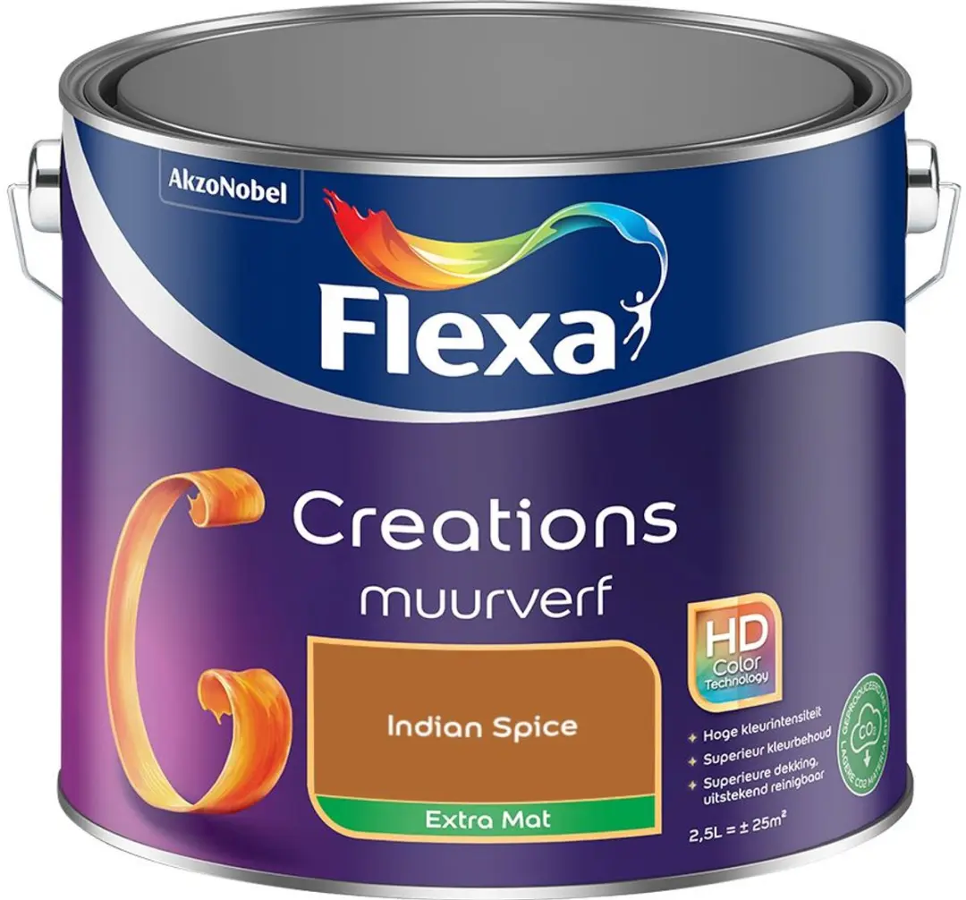 Flexa Creations Muurverf Extra Mat Indian Spice 2,5L