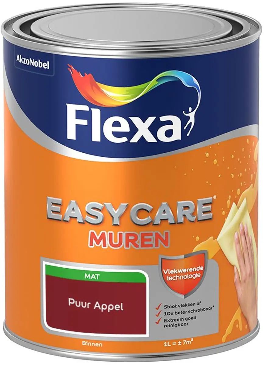 Flexa Easycare Murenverf Puur Appel 1L