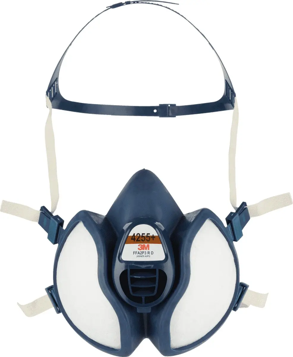 3M Stofmasker A2P3 Grafitti - Blauw - afbeelding 6 van 6