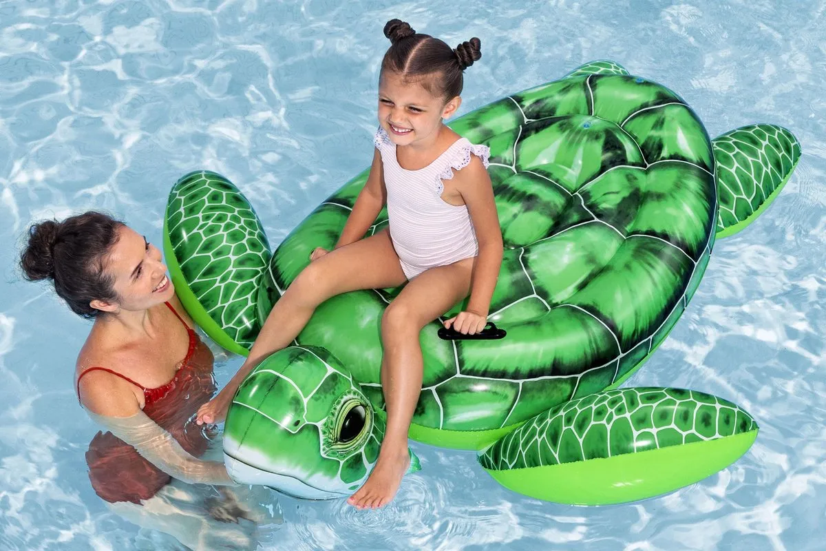 Bestway Opblaasbare Schildpad 150x145cm - Groen