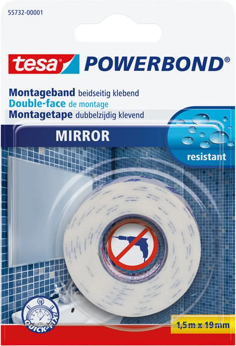 Tesa Montagetape 55732 - Wit