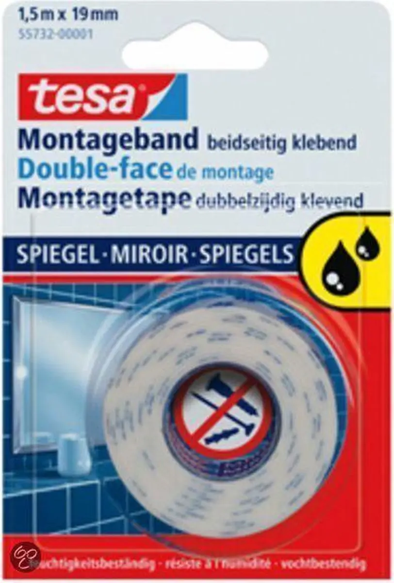 Tesa Montagetape 55732 - Wit
