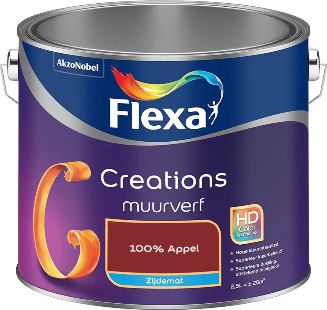 Flexa Creations Muurverf Zijdemat 100% Appel