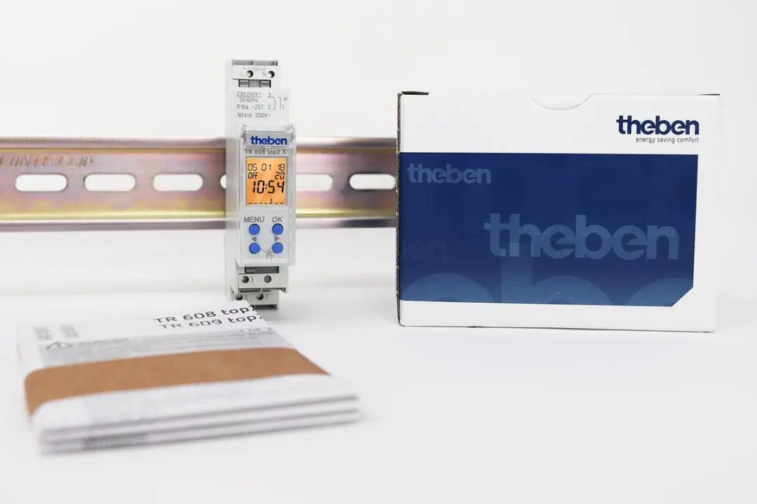 Theben TR 608 top2 S Digitale Schakelklok - 1-Kanaals