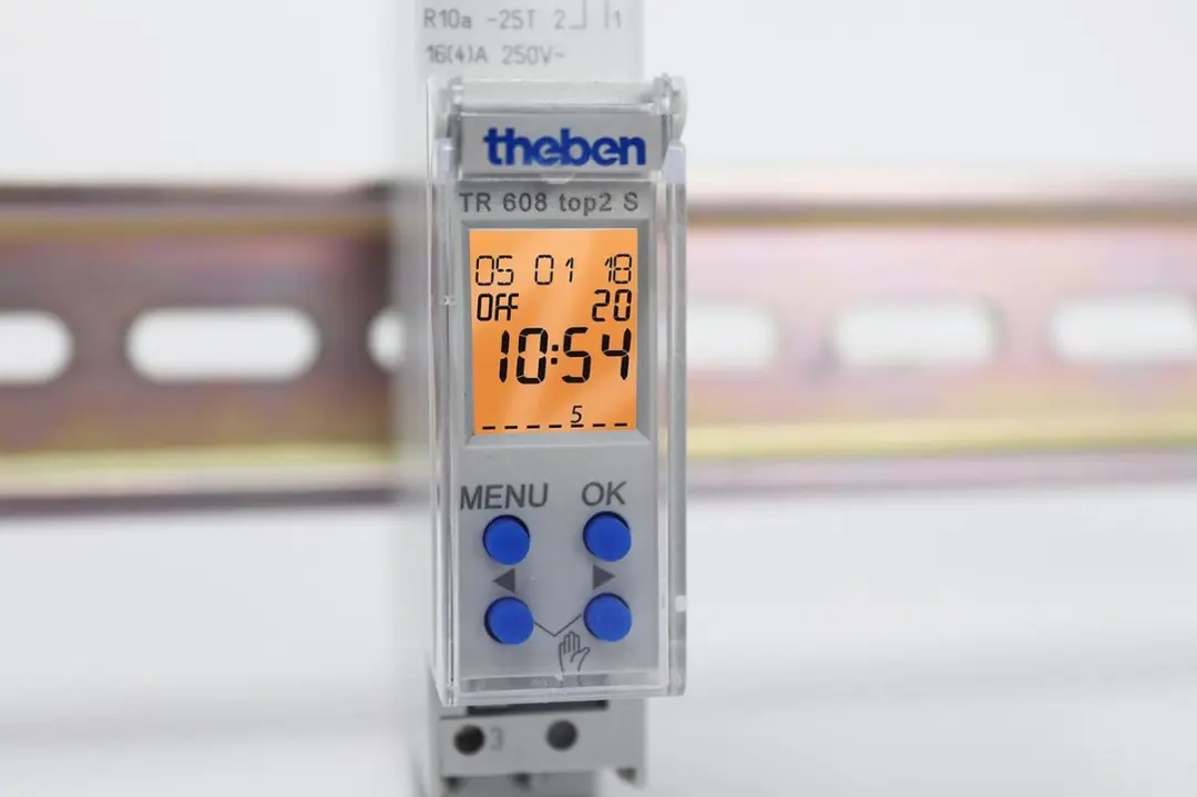 Theben TR 608 top2 S Digitale Schakelklok - 1-Kanaals - afbeelding 6 van 6