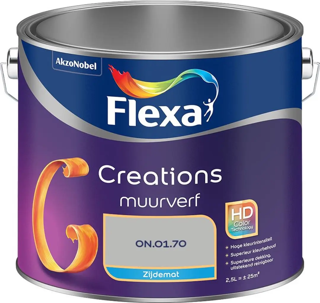 Flexa Creations Muurverf Zijdemat ON.01.70 - 2,5L