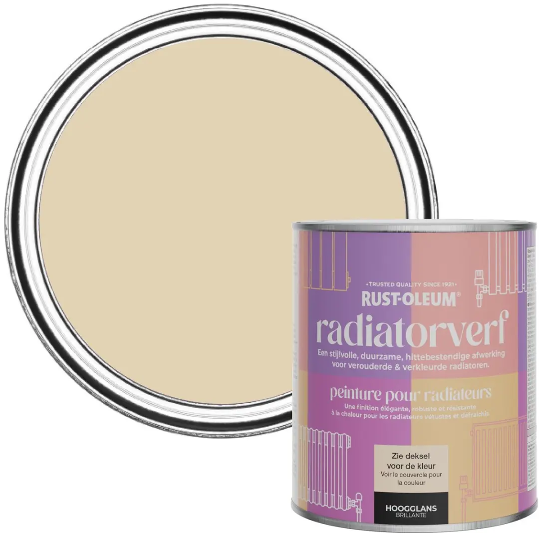 Rust-Oleum Radiatorverf Hoogglans Sandhaven 750ml