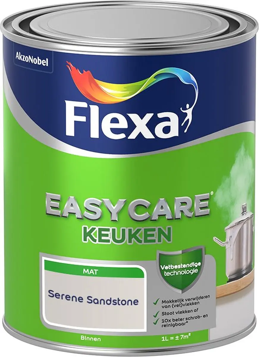 Flexa Easycare Keuken Mengverf 1L - Serene Sandstone