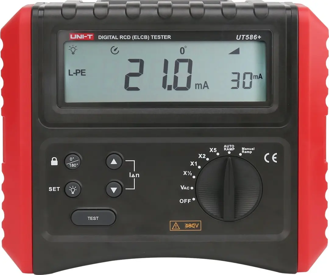 UNI-T UT586+ Aardlekschakelaar Tester