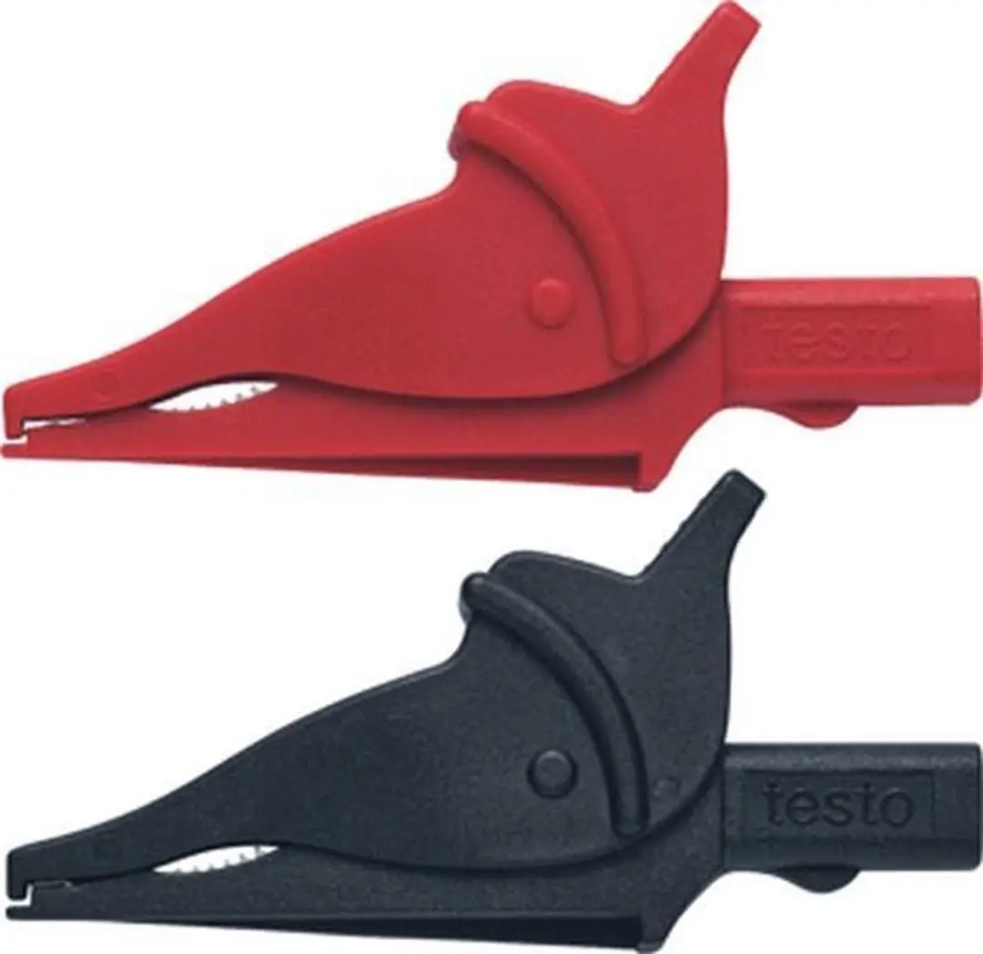 Testo Testpen/Klem Krokodil Rood en Zwart