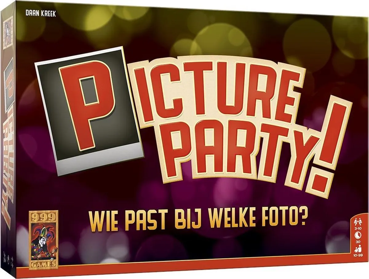 999 Games Picture Party Bordspel 999-PIP01 - 3-10 Spelers