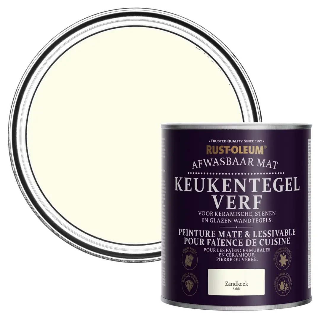 Rust-Oleum Gebroken Witte Verf Zandkoek 750ml