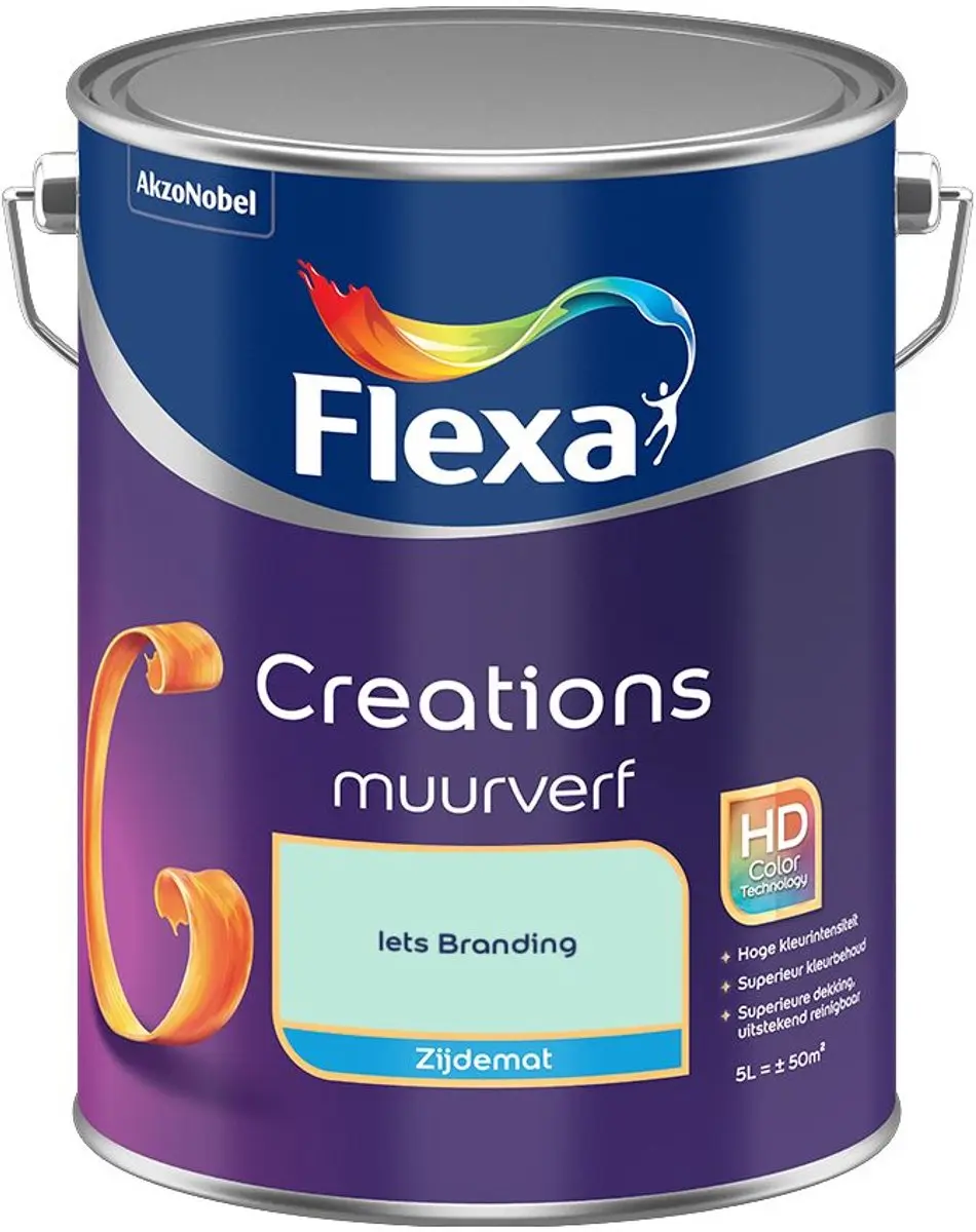 Flexa Creations Muurverf Zijdemat Iets Branding