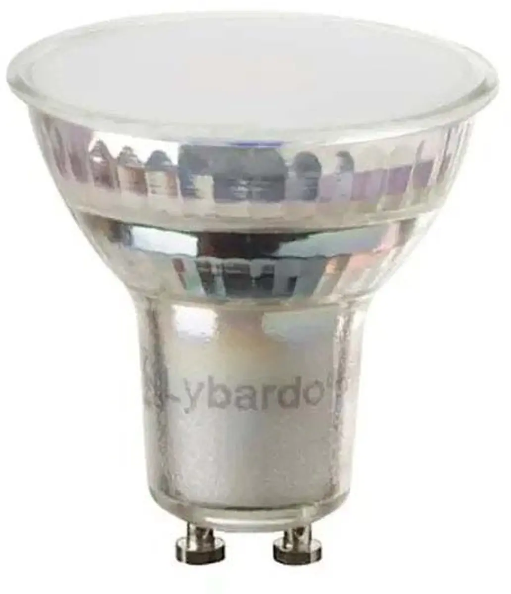 Lybardo GU10 LED Spot 10 Stuks - 4.8W Dimbaar Warmwit + Dimmer 3-200W