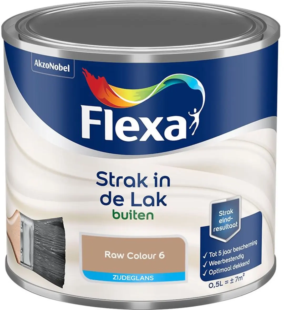 Flexa Strak Op De Muur Binnenmat Mengverf 2,5L - 100% Branding
