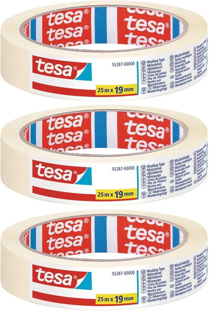 Tesa Afplaktape 19mm x 25m