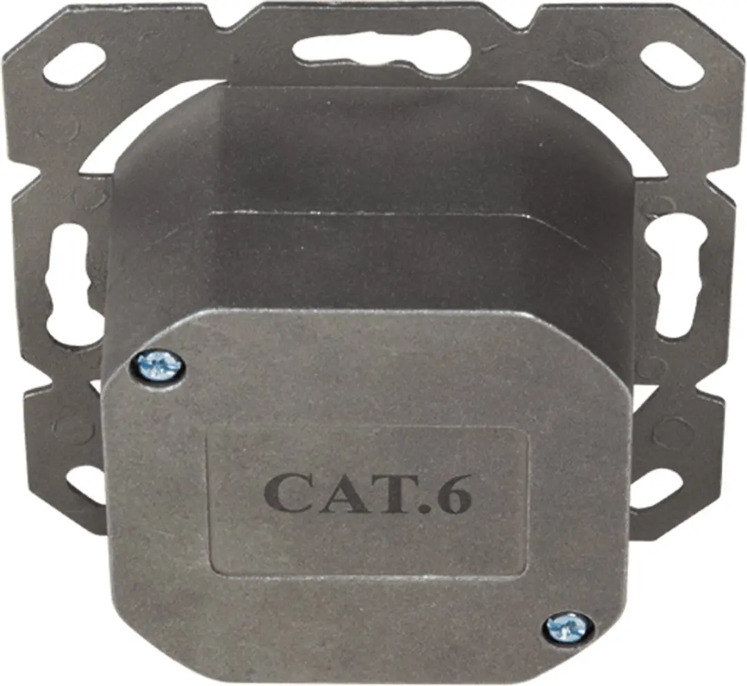 Logilink RJ45 Cat.6 Inbouw Aansluitdoos - 2x Wit