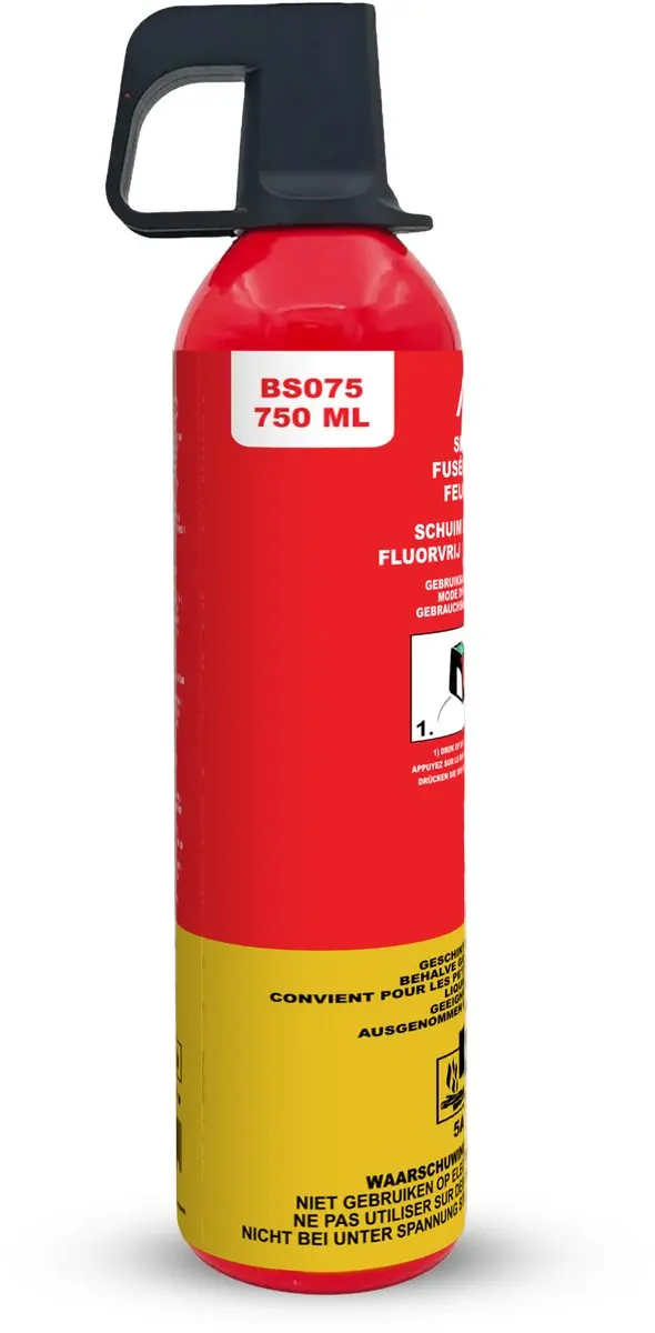 Alecto BS075 Blusspray 750ml - Brandklasse A/B/F - Rood