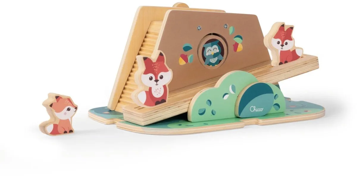 Chicco My Wooden Friends - Het Vossenhol - Multicolor - afbeelding 2 van 5