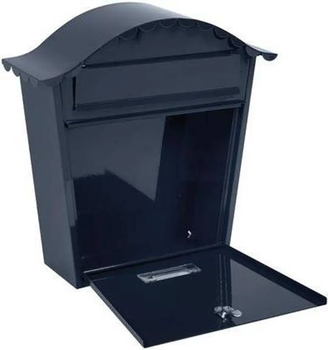 Perel Brievenbus Paris Wandmontage - Blauw - 37x26,5x13,2cm