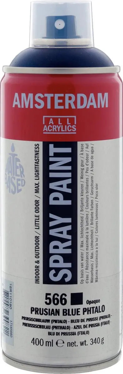 Talens Spraypaint 566 Pruisischblauw Phtalo