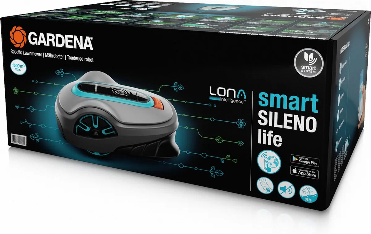 Gardena smart SILENO life 1500 Robotmaaier - 1500 m²