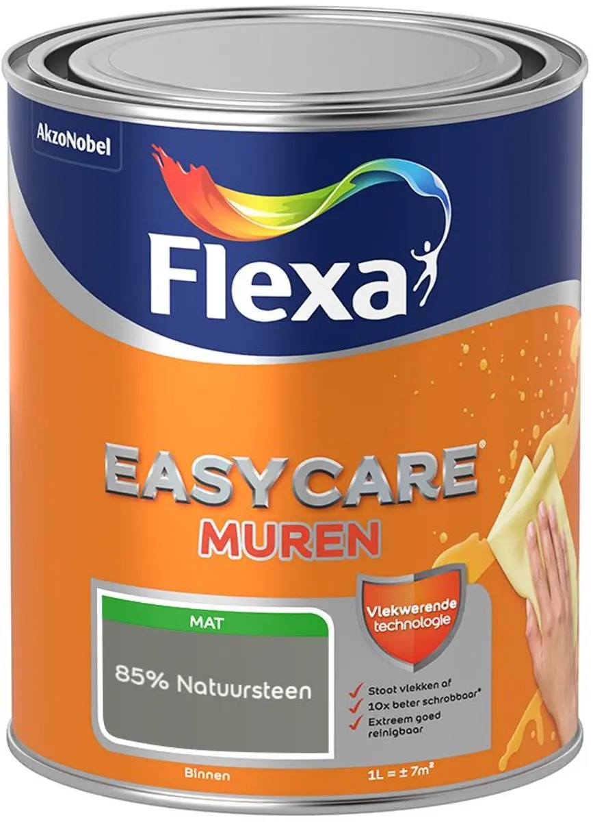Flexa Easycare Muren Mengverf 85% Natuursteen 1L