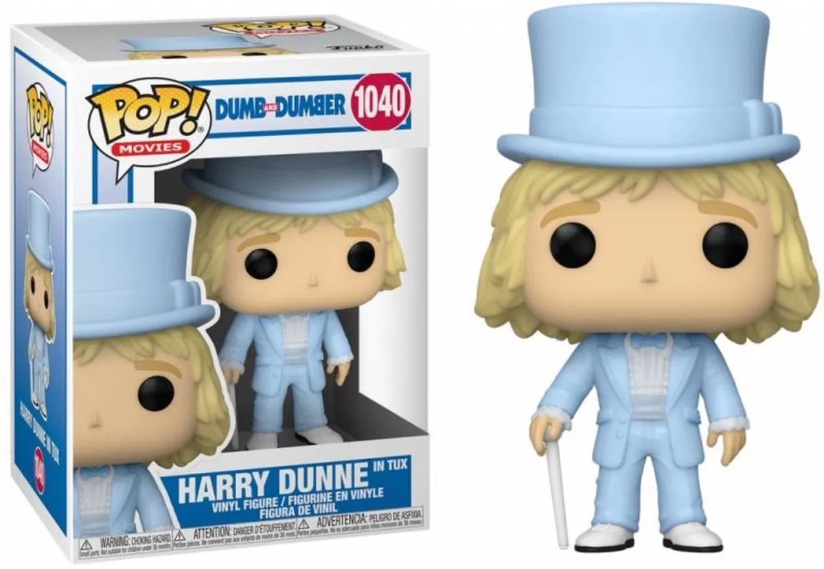 Funko DUMB & DUMBER Bobble Head POP 1040 Harry Dunne - Multi
