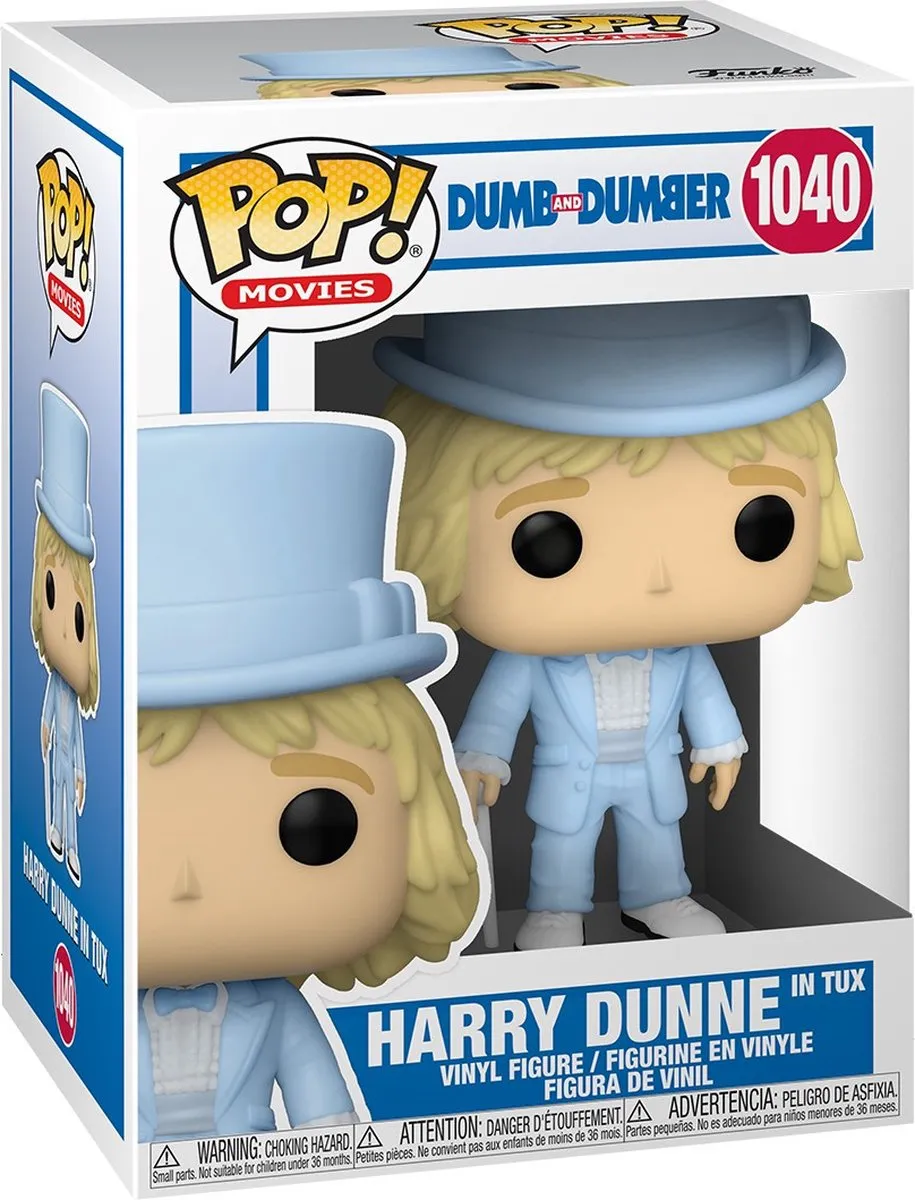 Funko DUMB & DUMBER Bobble Head POP 1040 Harry Dunne