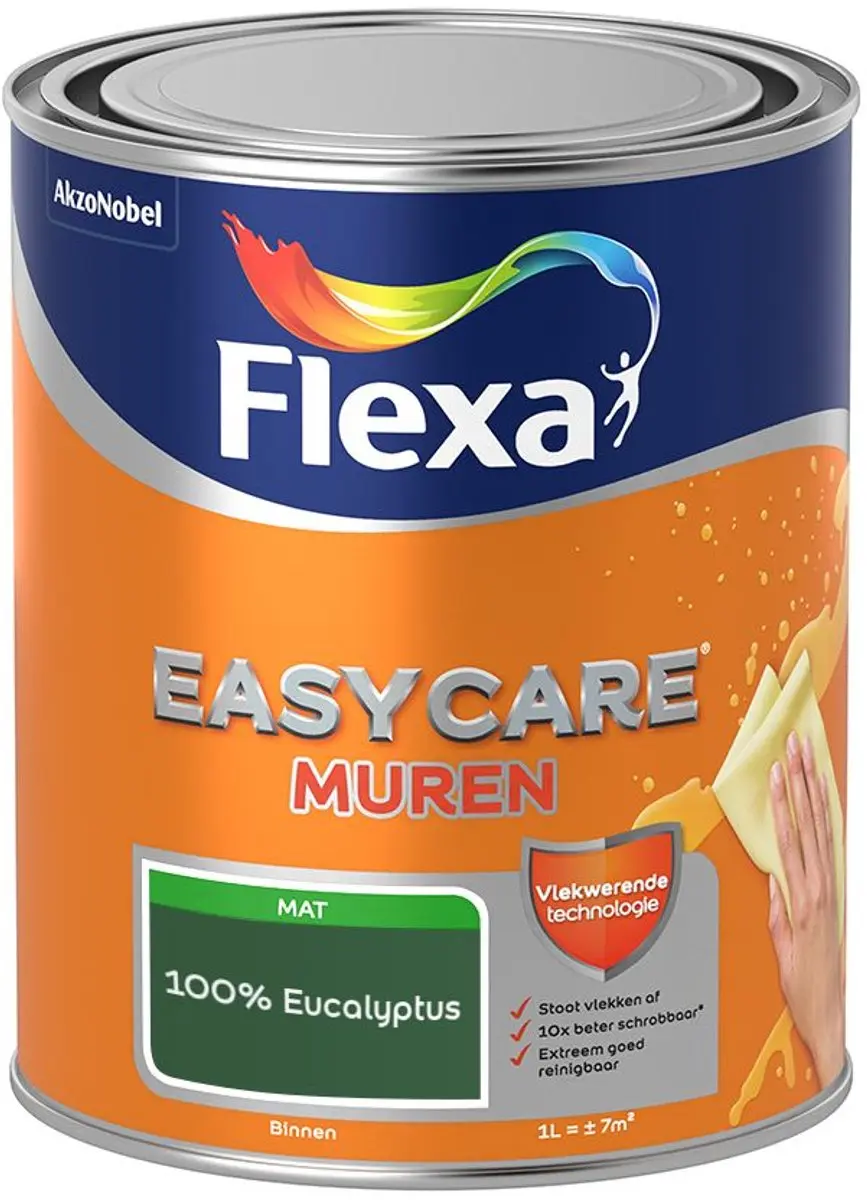Flexa Easycare Muren Mengverf 100% Eucalyptus 1L