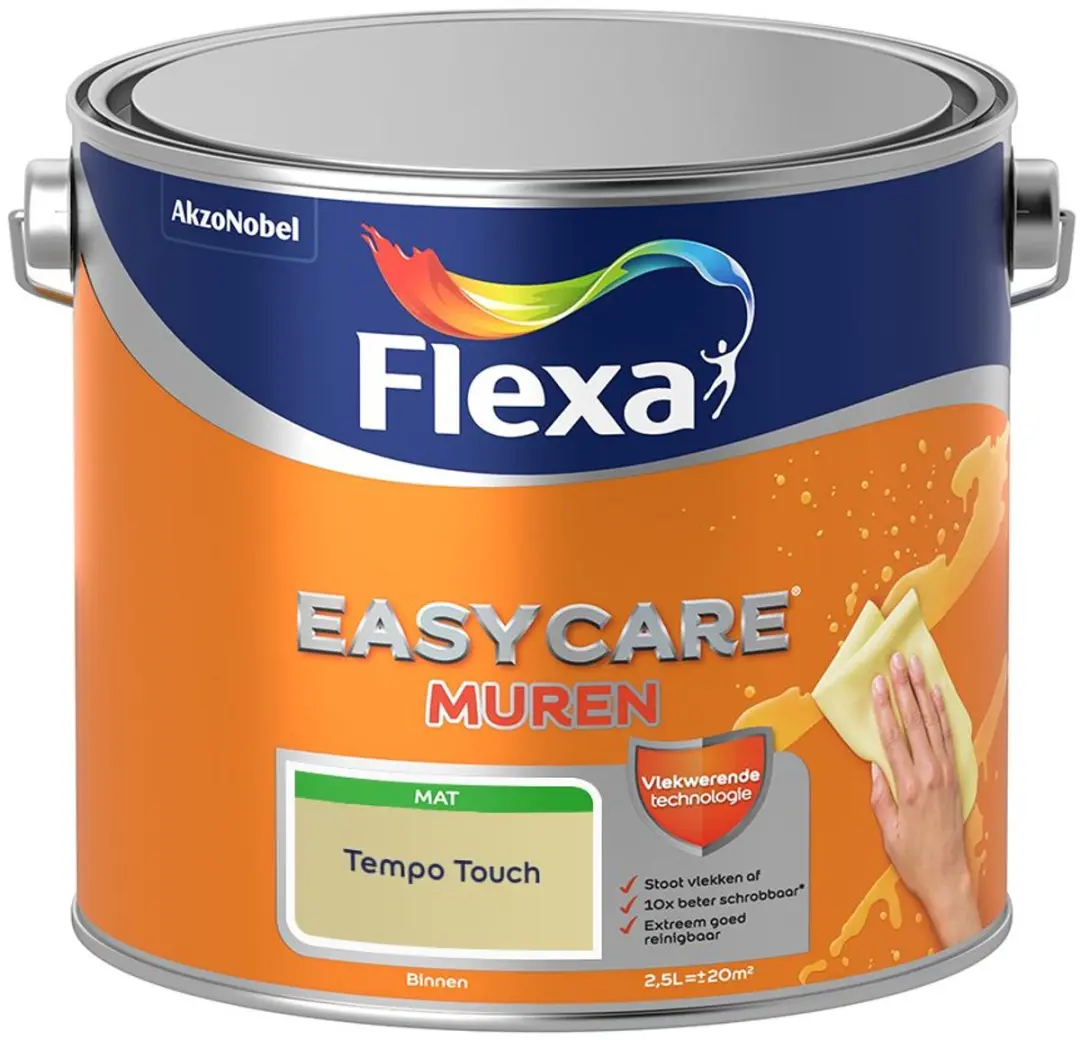 Flexa Easycare Muren Tempo Touch Mengverf 2,5L