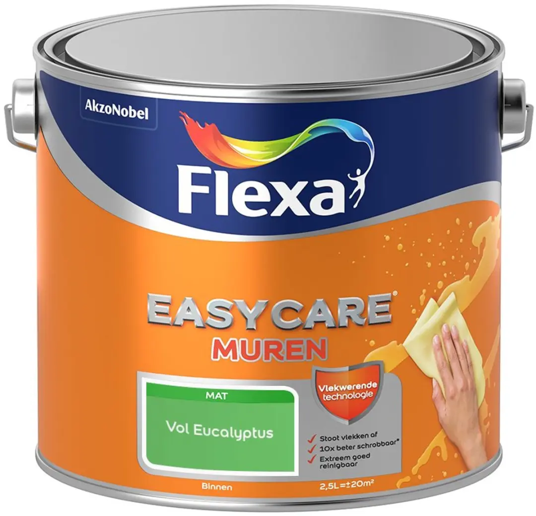 Flexa Easycare Murenverf Vol Eucalyptus 2,5L