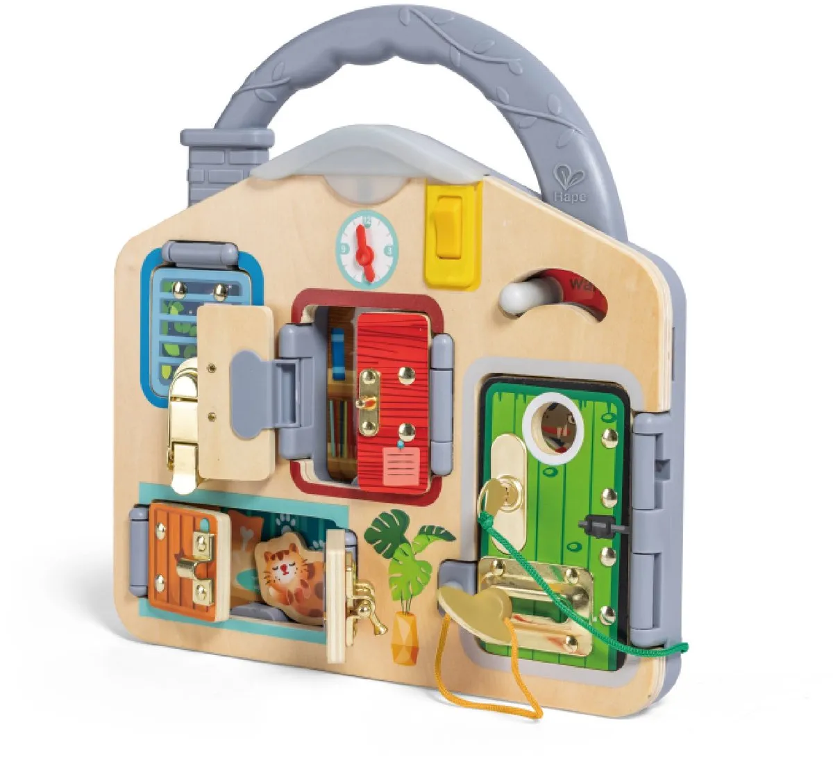 Hape Lock & Learn Speelbord - Multicolor