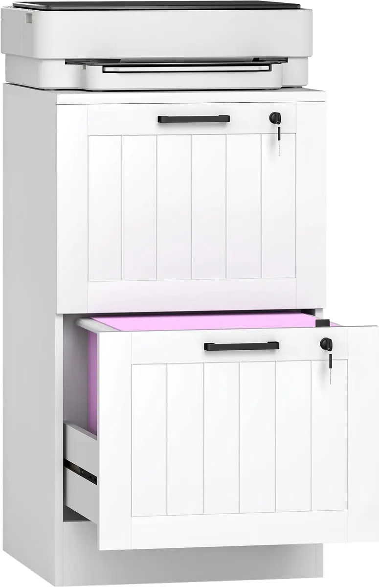 Homcom Archiefkast MDF 40x40x71cm Wit