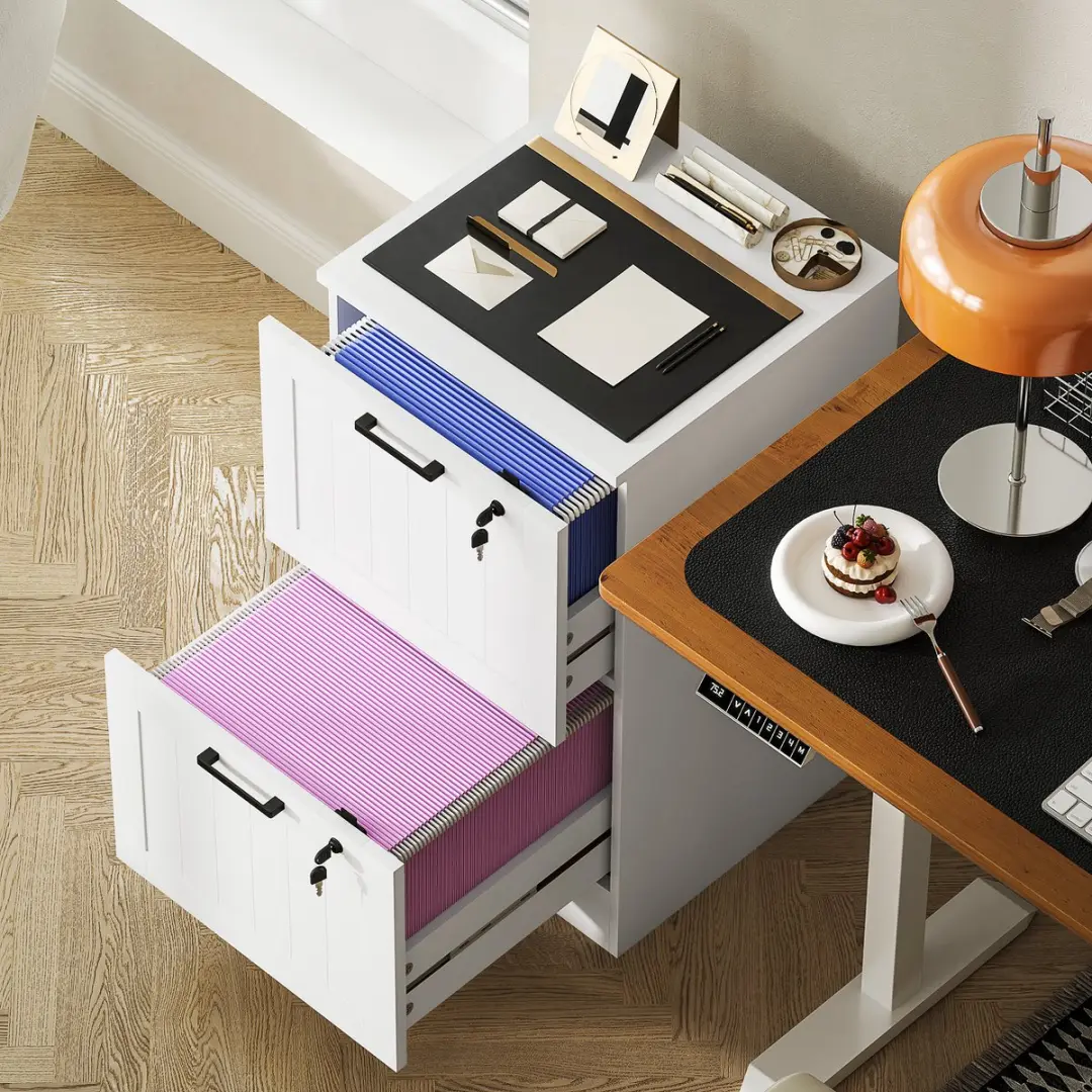 Homcom Archiefkast MDF 40x40x71cm Wit