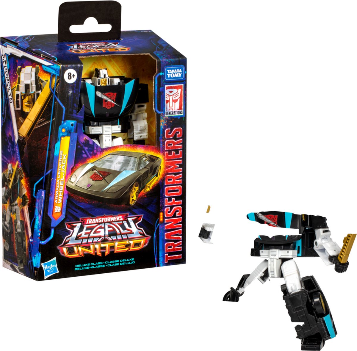 Hasbro Transformers Generations Legacy United Deluxe Class Action Figure Armada Universe Wheeljack 14 cm Action Figuur