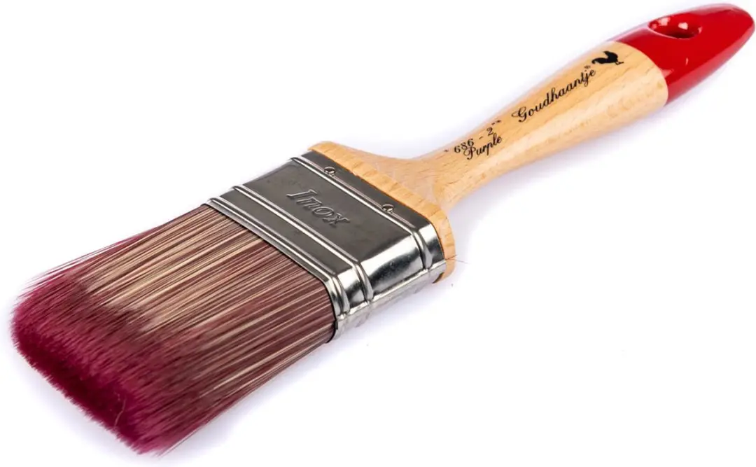 Goudhaantje Platte Kwast Dubbeldik Purple 686 - 3mm