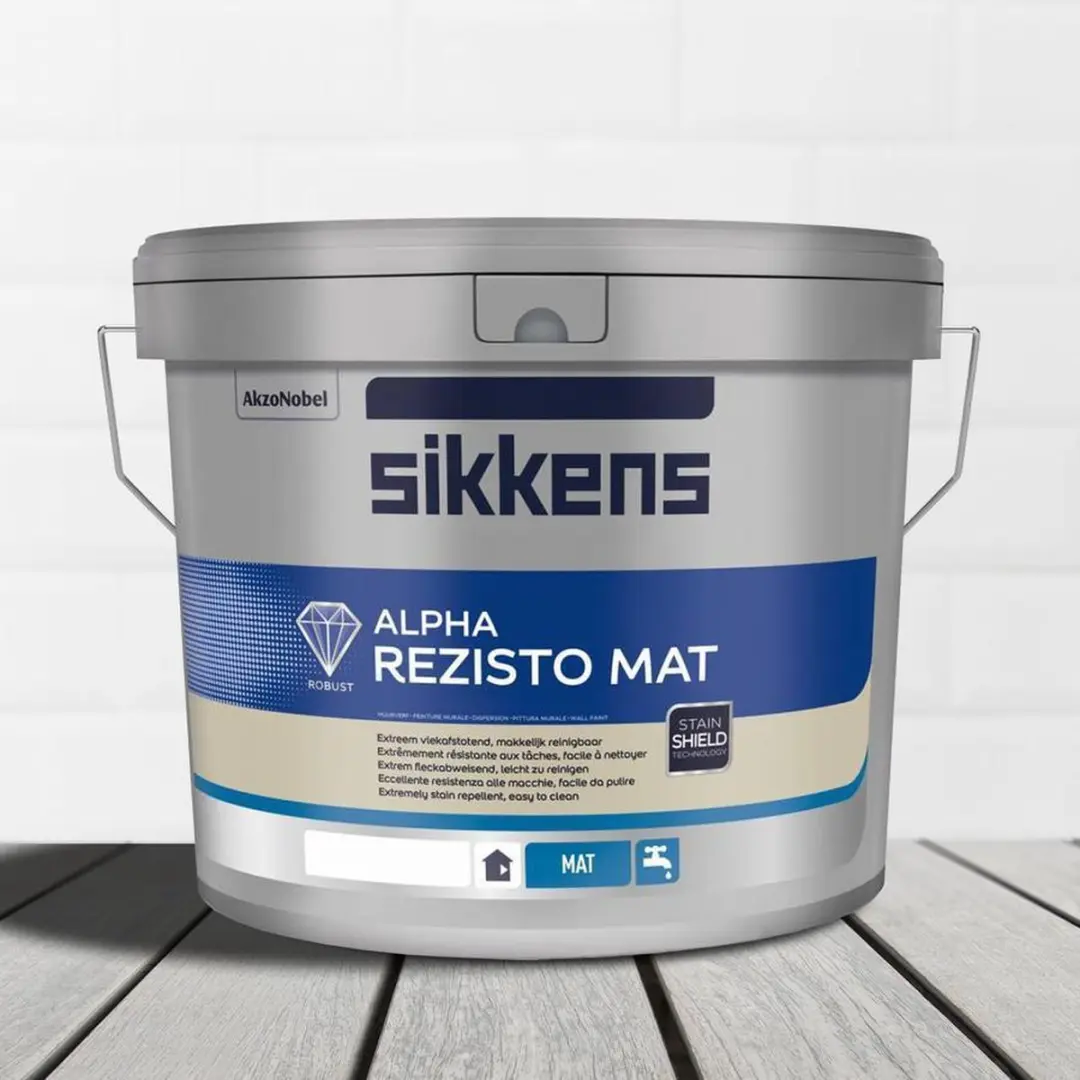 Sikkens Alpha Rezisto Mat 10L - Wit