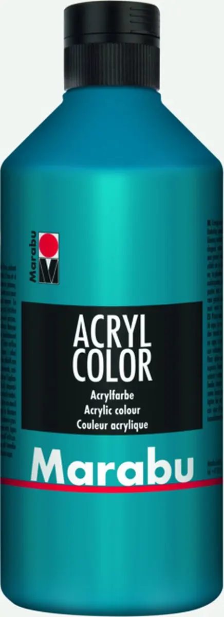 Marabu Acrielverf 500ml Cyaan 056