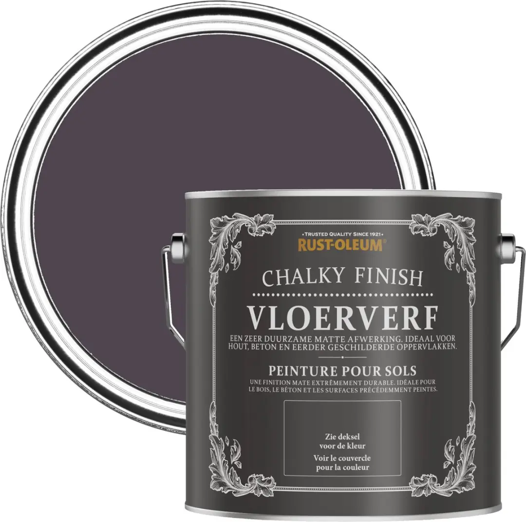 Rust-Oleum Donkerpaars Vloerverf Druivensap 2,5L